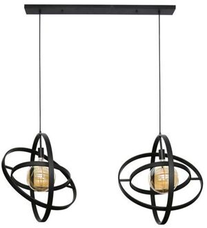 Hanglamp 2L Galaxy - Artic zwart