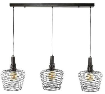 Hanglamp 3L Accent - Antiek Koper Finish Bruin