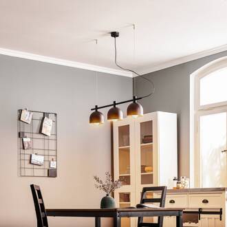 Hanglamp 976, 3-lamps, zwart