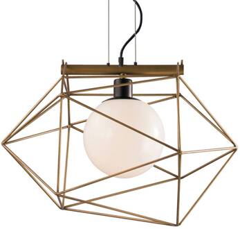 Hanglamp Abraxas 1-lamp goud, zwart