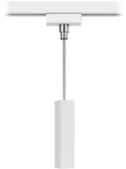 Hanglamp-adapter voor DUOline stroomrail, mat wit