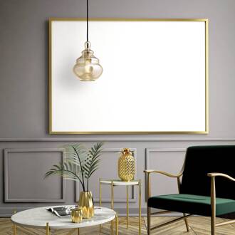 Hanglamp Adone, barnsteen, glas, Ø 19 cm, 1-lamp amber, goud