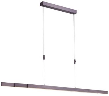 Hanglamp Adriana verstelbaar L 120-180 cm bruin