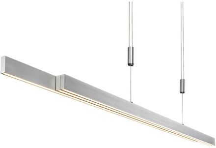 Hanglamp Adriana verstelbaar L 120-180 cm mat-chroom Zilver