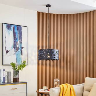 hanglamp Aeloria, zwart, Ø 45 cm, ijzer, E27