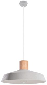 Hanglamp Afra Ø 40 cm hout beton grijs