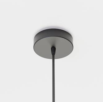 hanglamp Alibaglass Klein, transparant, Ø 11 cm transparant, zwart