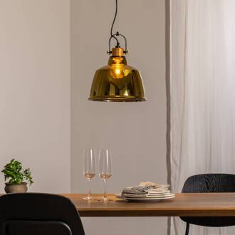 Hanglamp Amalfi, goud, Ø 30 cm goud, zwart