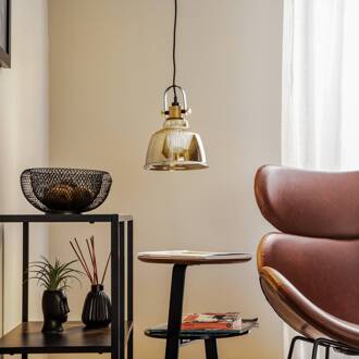 Hanglamp Amalfi, zilver, Ø 20 cm zilver, zwart