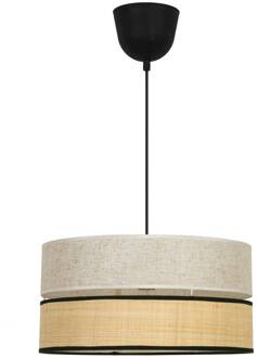 Hanglamp Andaman, Ø 40 cm naturel, lichtbruin, zwart