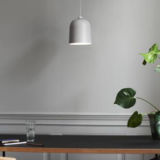 Hanglamp Angle E27, telegrijs telegrijs, wit