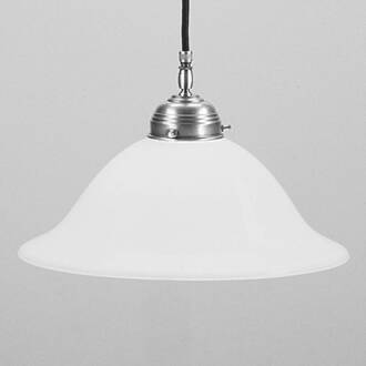 Hanglamp Anja mat nikkel mat nikkel, glanzend wit