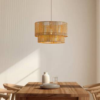 hanglamp Anuva, Ø 45 cm, beige, papier, E27
