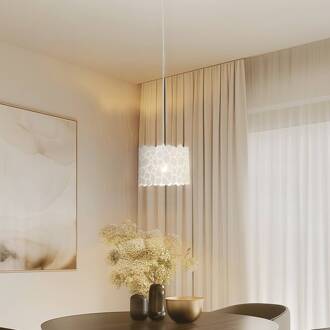 hanglamp Aralena, wit, metaal, Ø 26 cm