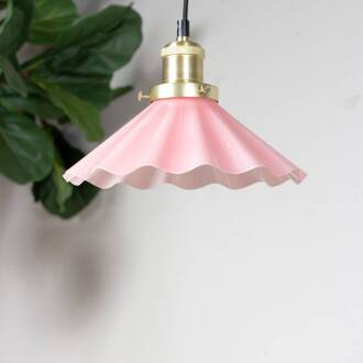 hanglamp August, Ø 25 cm, roze, stekker