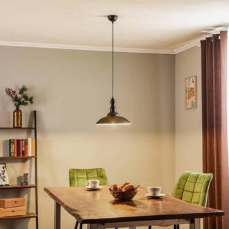 Hanglamp AV-4100-M5-BSY in zwart, binnenkant wit zwart, wit