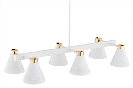 Hanglamp Avenidos, 6-lamps, wit
