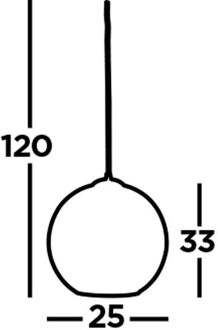 Hanglamp Balls Metaal Ø25cm Chroom