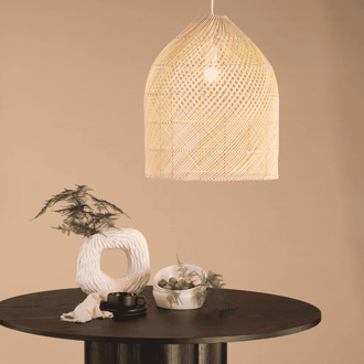 Hanglamp 'Bambie' Rattan, 53cm Naturel