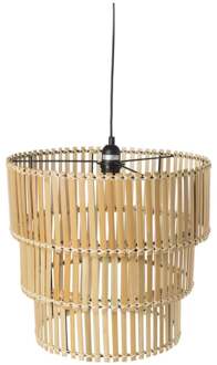 Hanglamp bamboe - 3-laags - ⌀40x38 cm