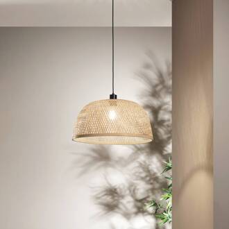 hanglamp Bamboo, bruin, Ø 48 cm, bamboe