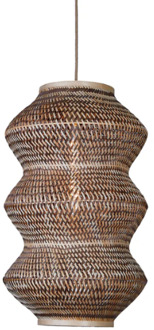 Hanglamp Barbados bamboe/3-bol ø40xh.67cm naturel/bruin, XL