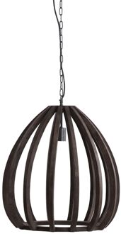 Hanglamp BARSIA - Ø50x54cm - Bruin