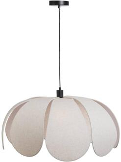 Hanglamp Belle - Off-white - 120xØ68 Cm - Stof/Metaal - Wit