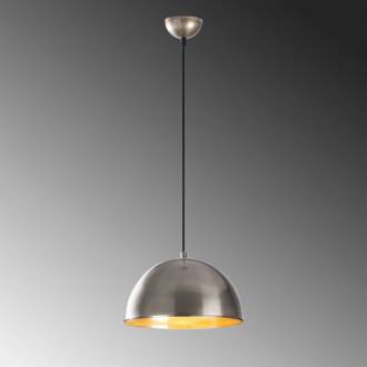 Hanglamp Berceste 231-S, zilverkleurig, metaal, Ø 30 cm