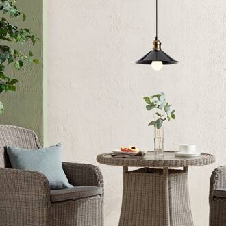 Hanglamp Berceste 250-S, zwart/goud, metaal, Ø 24 cm zwart, goud