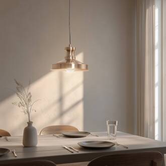 Hanglamp Berceste, goudkleurig, metaal, Ø 22 cm, E27