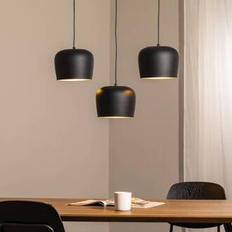 Hanglamp Berceste N-1410 zwart metaal 3-lamps lineair