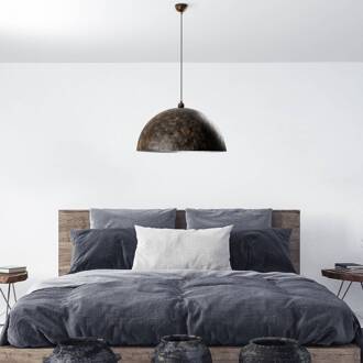 Hanglamp Berceste, Ø 60 cm, oud messing, metaal oud messing, bruin