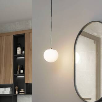 hanglamp Bidolo, messingkleurig, glas, 15 cm, IP44