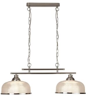 Hanglamp Bistro Ii Metaal L:75cm Zilver