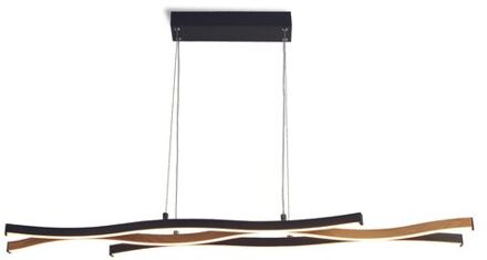 Hanglamp Bloom Metaal L:108cm Zwart