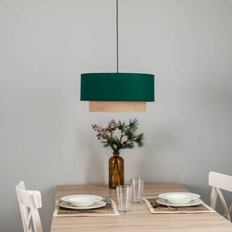 Hanglamp Boho Ø 45 cm 1-lamp groen/jute donkergroen, bruin, wit