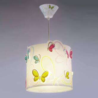 Hanglamp Butterfly 26,5 Cm Wit
