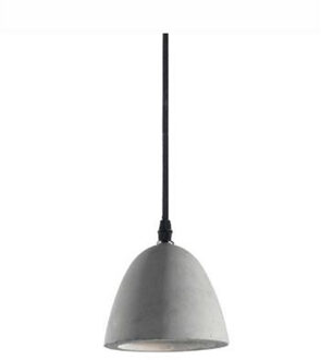 Hanglamp BWS Decorativo IP20 E27 60W 12x11 cm Betonlook Beton-Grijs