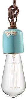 Hanglamp C660 turquoise turkoois antiek