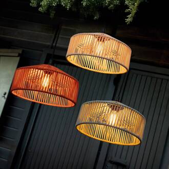 hanglamp Calabardina, wit, kabel, Ø30cm, IP44