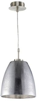 Hanglamp Cannes Metaal Nikkel Geborsteld E27
