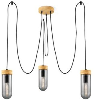 Hanglamp Capri - rook glas - 120x120x100cm Multicolor