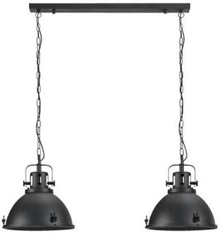 Hanglamp Carlos - zwart - 120x90x38 cm - Leen Bakker - 126 x 38 x 90