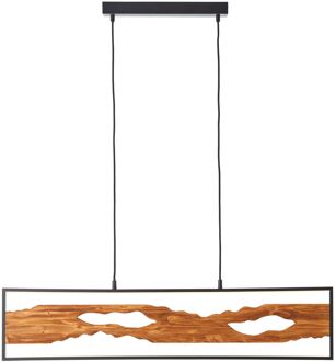 Hanglamp Chaumont Zwart Hout 20w