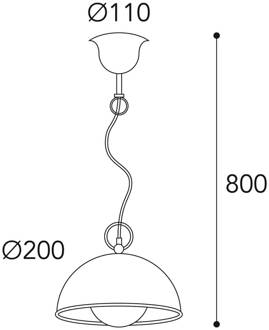 Hanglamp Circle goud / messing antiek, Ø20cm messing antiek, messing gepolijst