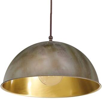 Hanglamp Circle goud / messing antiek, Ø25cm messing antiek, messing gepolijst
