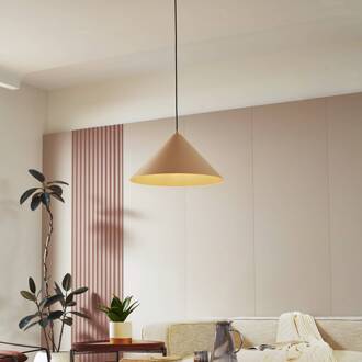 hanglamp Clarine, beige, Ø 50 cm, metaal