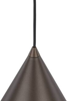 Hanglamp CONO, 1-lamp, Ø 25 cm, bronskleurig brons mat