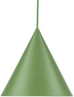 Hanglamp Cono, 1-lamp, Ø 25 cm, groen, E27